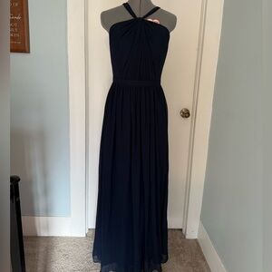 Bill Levkoff Midnight Blue Maxi Dress